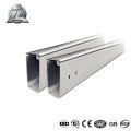 profilé de rail de rail de keder de cadre de tente grand en aluminium argenté pour la couverture de gazebo